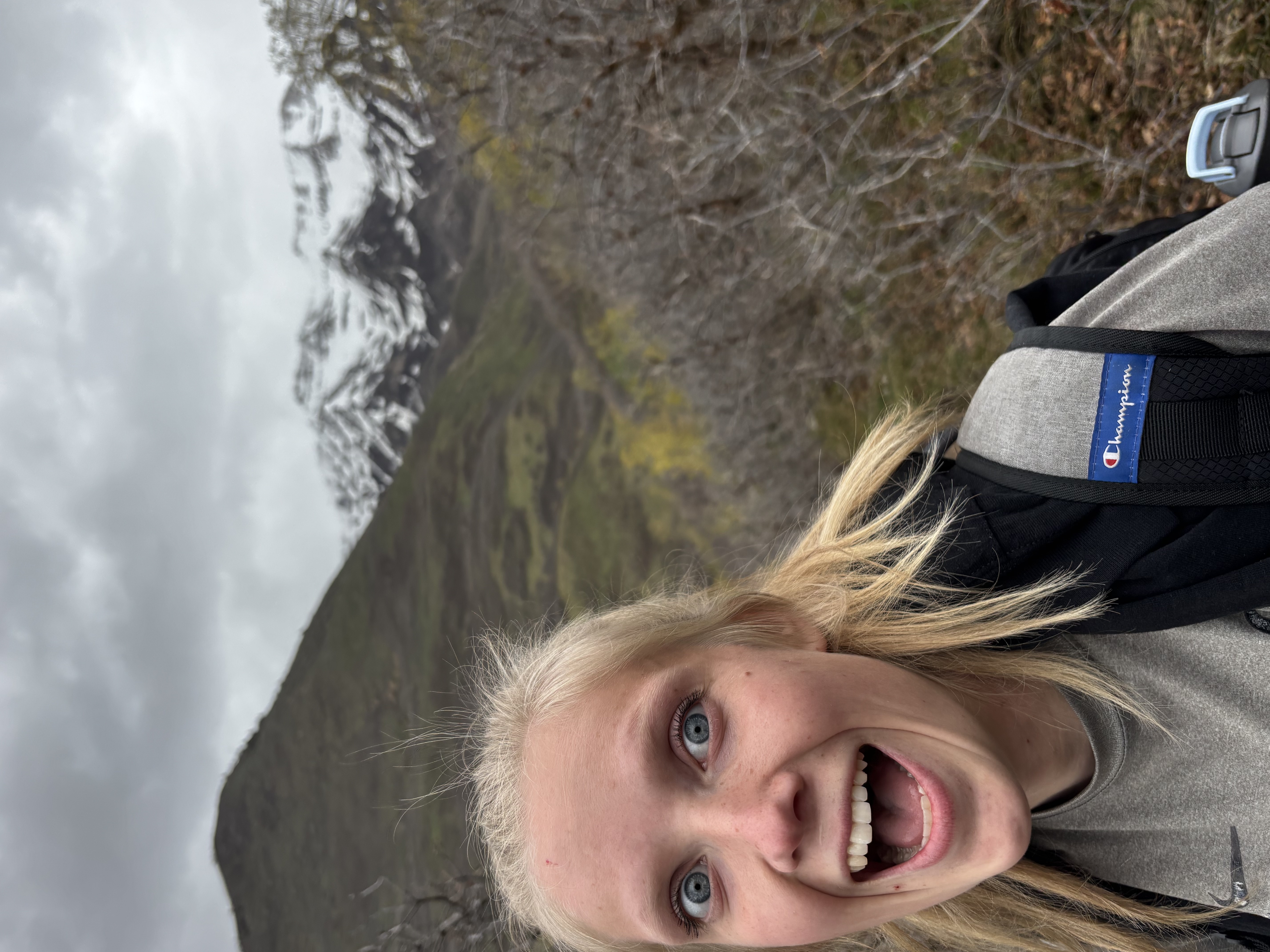 Lena on a Hike